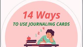 How To Use Journaling Cards: 14 Ways #journaling