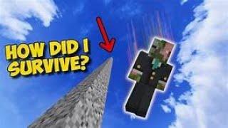 The Ultimate Fall Damage Survival - Mr. AARAV #minecraft #survival