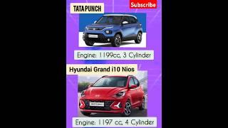 Tata Punch vs Hyundai Grand i10 Nios | Engine, Power, Torque, Dimensions | Punch vs Grand i10 Nios