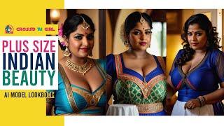 Plus Size Indian Girl AI Model Lookbook #dress #dressup #dressdesign