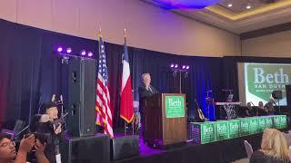 Tarrant County Judge Tim O'Hare congratulates Ted Cruz