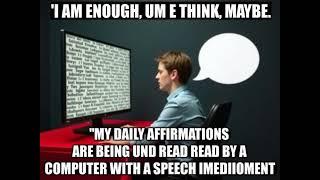 Python Coqui AI Text to Speech Bloopers | Positive Self Affirmations