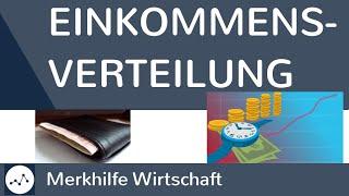 Einkommenspolitik - Formen der Einkommensverteilung einfach erklärt - Primäre & Sekundäre Verteilung