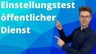 Einstellungstest Öffentlicher Dienst Vorbereitung 2024 | Online lernen mit Plakos