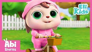 Bicycle Training | Eli Kids Educational Cartoon | Abi Stories Compilations