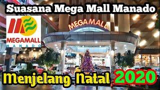 Suasana Mega Mall Manado Menjelang Natal 2020