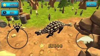 ► Carnotaurus vs Ankylosaurus Survival - Dinosaur Simulator Dino World Android Gameplay