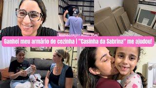 Ganhei meu armário de cozinha| Casinha da Sabrina ajudou| Obrigada varoas| Recebi presentes dos EUA