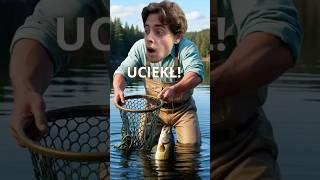 Szczupak uciekł z podbieraka! Dziwne metody wędkarskie  #fishing #ryby