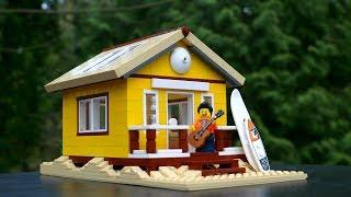 Tiny LEGO Hawaiian Beach House MOC