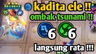 HYPER KADITA ELE + RYA 1 !! 1X OMBAK LANGSUNG RATA !! COMBO TERKUAT MAGIC CHESS UPDATE TERBARU !!!