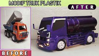 Cara modif truk plastik menjadi TRUK TANGKI mbois (Truk plastik)