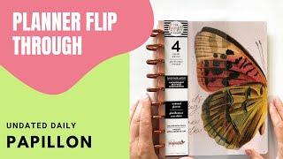 FLIP THROUGH | The Happy Planner |  Papillon Undated Daily Planner