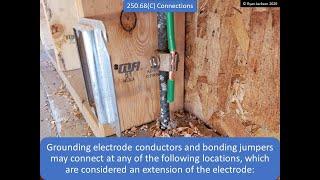 2020 NEC Changes series: 250.68(C) Grounding electrode conductor connections