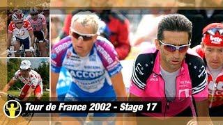 Tour de France 2002 - stage 17 - Dario Frigo, Guiseppe Guerini & Mario Aerts breakaway