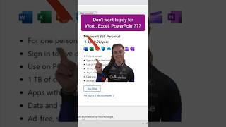 Use Word, Excel & PowerPoint for free #office365 #microsoft #excel #microsoftoffice