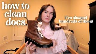 how to clean and protect your dr martens | step-by-step tutorial