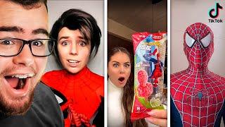 Reacting to SPIDERMAN TIKTOK Compilation!