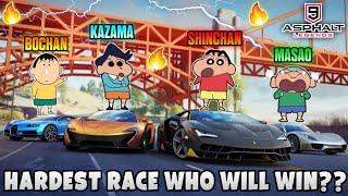 Shinchan vs kazama masao bochan in asphalt 9 legends  | who will win?  | shinchan plays asphalt 9