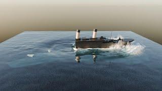 Titanic Sinks in the Daytime | CELL FLUIDS RENDER