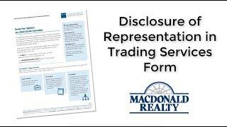 Disclosure of Representation in Trading Services - Chris Whitehead & Associates