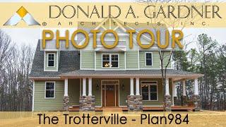 Farmhouse house plan with a two-story floor plan and four bedrooms | The Trotterville