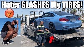 Hater SLASHES my tires on my new 2018 BMW M4!