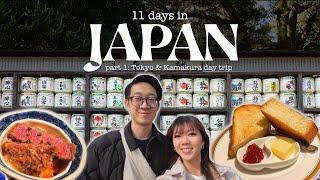 TOKYO & KAMAKURA DAY TRIP VLOG l day 1 & 2 itinerary l 11 days in Japan