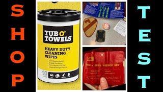 Interesting Items from my friend Joe,  Plus Review of Tub-O-Towels!