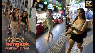 [4k]everyday bangkok walking street sukhumvit nightlife so excited 毎日バンコクウォーキングストリートスクンビットナイトライフ興奮する