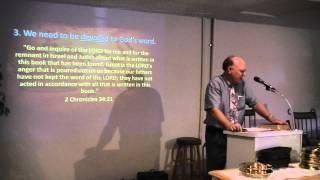 Richard Geringswald preaches on King Josiah