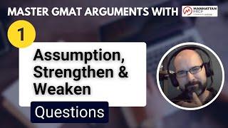 Assumption, Strengthen, Weaken Questions - GMAT Focus Critical Reasoning Series EP1