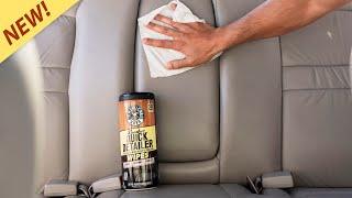 Introducing the NEW Leather Quick Detailer Wipes!