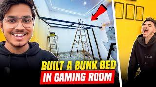 Built A Bunk Bed In Gaming Room | Gaming Room vlog