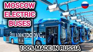 Exploring Moscow Electric buses|public transport in Moscow