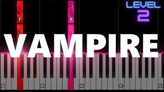 Vampire - Olivia Rodrigo - EASY Piano Tutorial