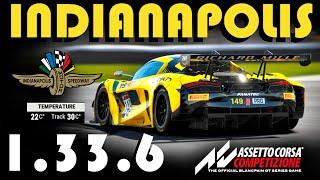 INDIANAPOLIS HOTLAP | 1:33.6 | McLaren 720S GT3 | Assetto Corsa Competizione | PC