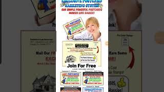 Earn Cash Mailing Postcards! Worldwide Opportunity! Unlimited Cash Deliveries Postcard Program!