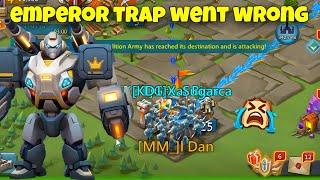 Lords Mobile - COCO VS EMPEROR RALLY TRAP. HE TRY CAPPED US. BUT LEARNED A LESSON