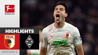 Schlotterbeck's Thunderbolt | FC Augsburg - Borussia M'gladbach 2-1 | Highlights | Matchday 6