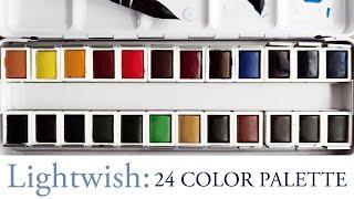 LightWish Watercolors: Exploring Their 24 Color Palette ️ 