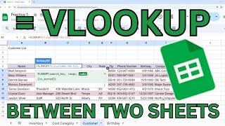 How Do You Use VLOOKUP Between Two Google Sheets?