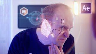 After Effects Cyberpunk Implant VFX | Boris FX PowerMesh Tutorial