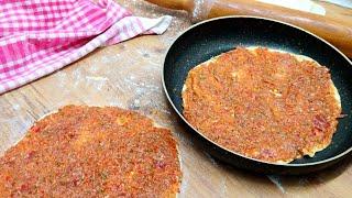 MASTERCHEF DE YAPILAN  LAHMACUN TARİFİ  TAVADA ÇOK KOLAY OLUYOR