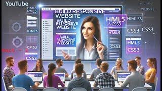 Responsive Portfolio Website Using HTML & CSS | Part 1 | Live Class