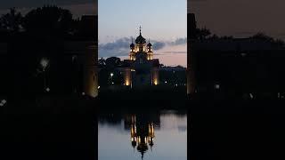 Вечерняя прогулка#мороженое#пруд#утята#утки#закат#ice cream#