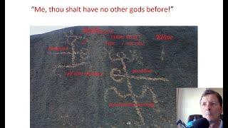 Part 3 - The First Commandment Discovered? A Pictograph at Mount Sinai interpreted.