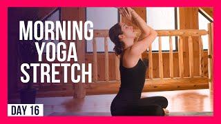 10 min Morning Yoga To Stretch & Soothe For Pain Release – Day #16 (STRETCH & SOOTHE)