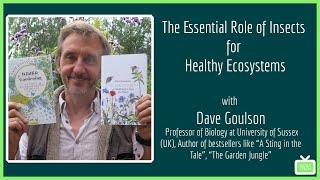 The Essential Role of Insects for Healthy Ecosystems with Dave Goulson, Ph.D. | HTV #09