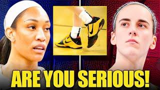 Caitlin Clark's Shoe DEBUT In TURMOIL Thanks to A'Ja Wilson!